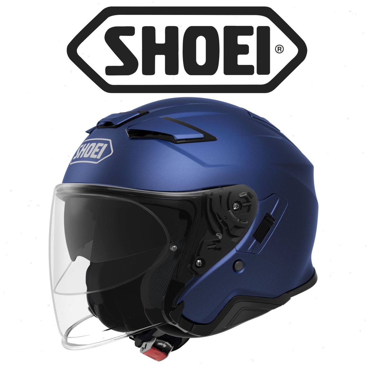 SHOEI J-cruise II Solid Color Helmet Blue Metallic XSM for sale